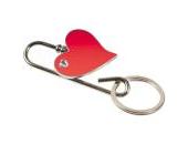 Heart shaped bag keyholder in gift box