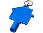 Maximilian house-shaped utility key with keychain