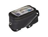 600d polyester bicycle bag with mobile holder