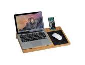 Laptop tray with mousepad