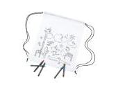Drawstring bag for colouring, crayons