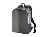 Laptop backpack in eco-leather and polycotton